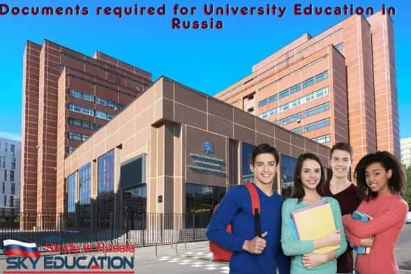 Documents required for University Education in Russia